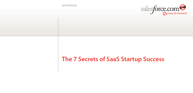 SFDC 7 Secrets of SaaS Startup