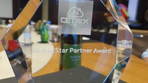 "The Rising Star Award" awarded by Salesforce