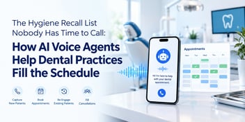 The Hygiene Recall List Nobody Has Time to Call: How AI Voice Agents Help Dental Practices Fill the Schedule