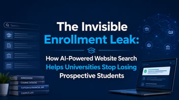 The Invisible Enrollment Leak: How AI-Powered Website Search Helps Universities Stop Losing Prospective Students