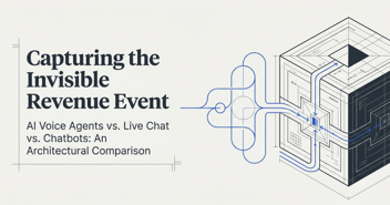 AI Voice Agent vs. Live Chat vs. Chatbot: Which One Actually Captures Revenue?