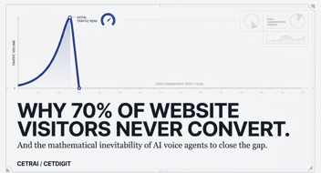 Why 70% of Website Visitors Never Convert — And How AI Voice Agents Close the Gap