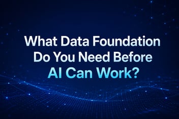 What Data Foundation Do You Need Before AI Can Work?