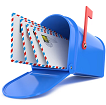 Blue Mailbox & Mails-1