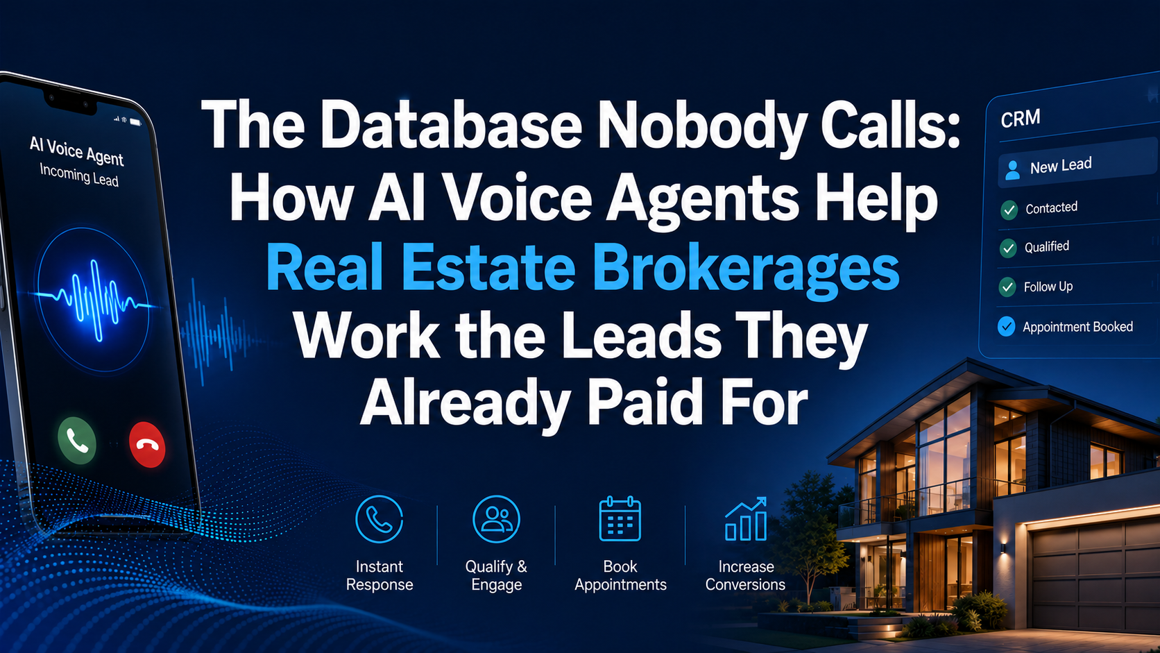 The Database Nobody Calls: How AI Voice Agents Help Real Estate Brokerages Work the Leads They Already Paid For