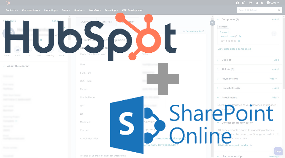HubSpot-SharePoint Integration by CETDIGIT