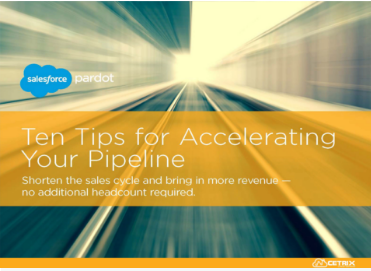 10 Tips to Accelerate Your Sales Pipeline eBook