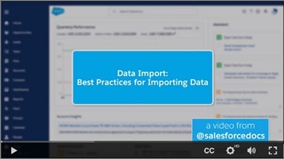 Best Practices for Importing Data into Salesforce